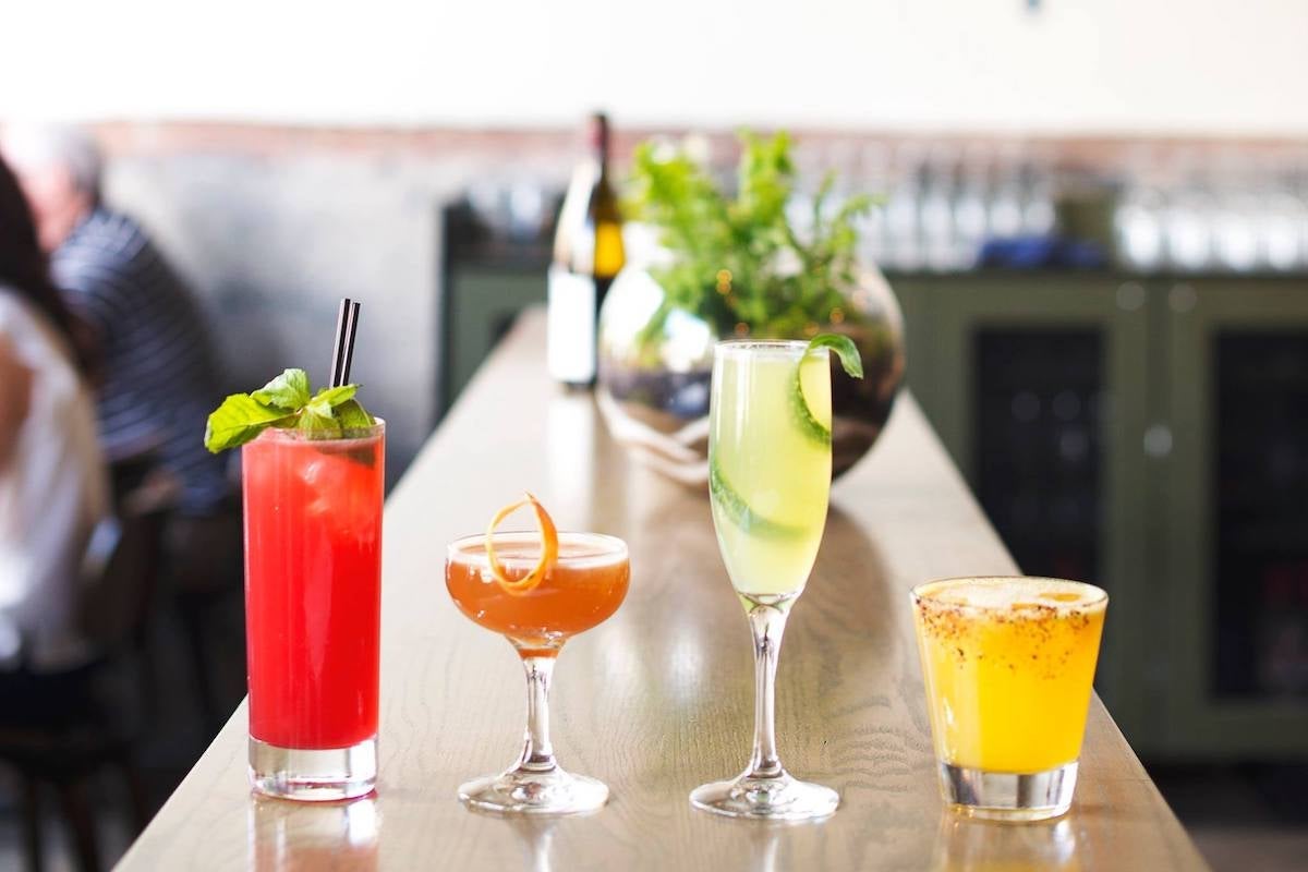 Cocktails at Bridgette Bar, Calgary