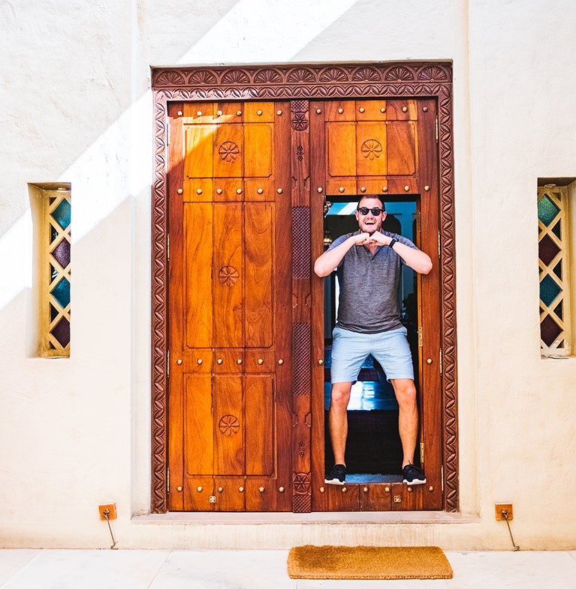 door bedouin suite Al Maha Desert Resort Dubai Review