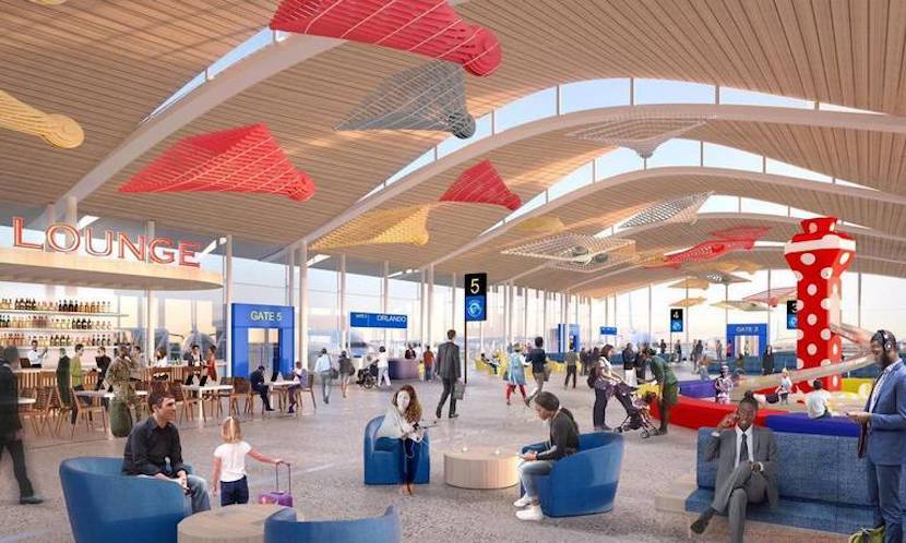 KCI single terminal rendering provided by The Kansas City Star