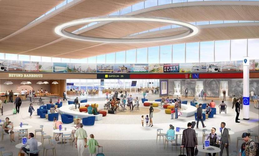 KCI single terminal rendering provided by The Kansas City Star