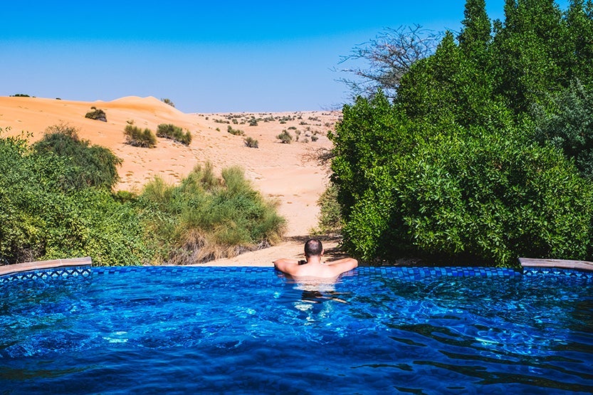 Private Plunge Pool Al Maha Desert Resort Dubai Review