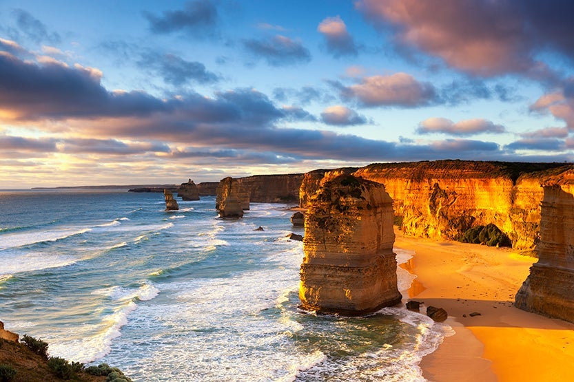 The Great Ocean Road is one of the world's most scenic drives. Image credit: Getty Images.