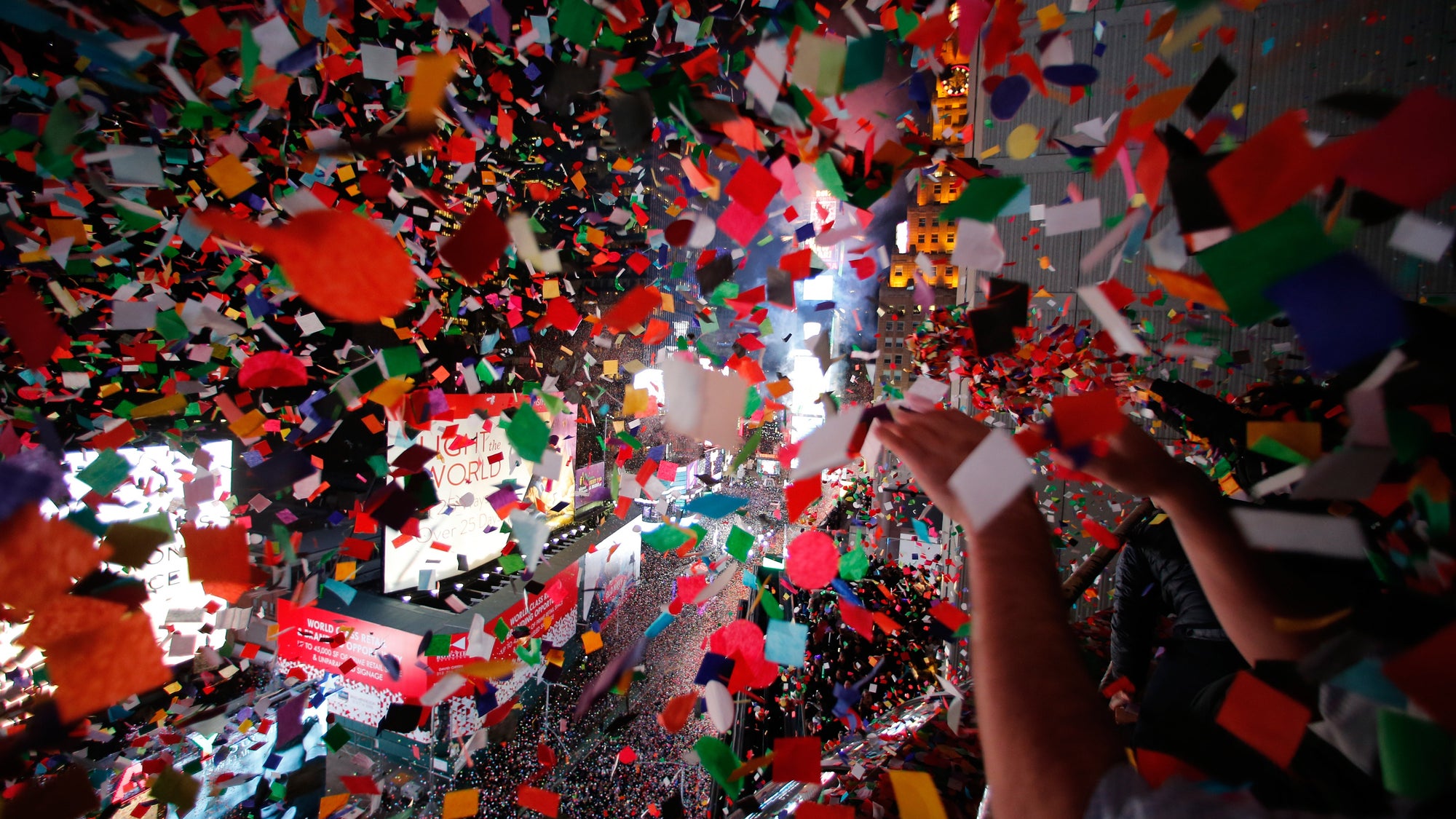 New Years Eve Celebrated In New York's Times Square