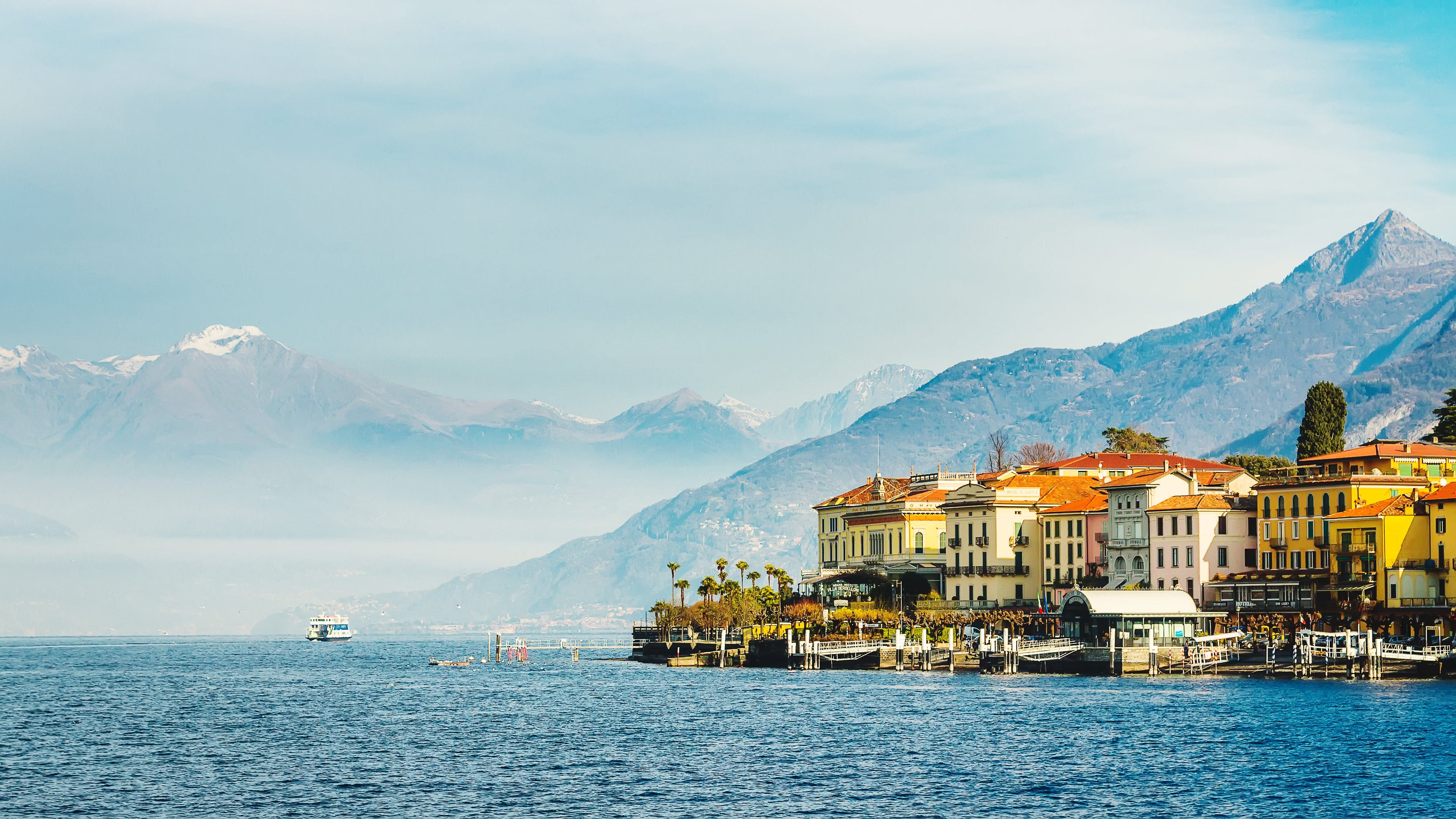 Town of Bellagio on Como Lake, Italy