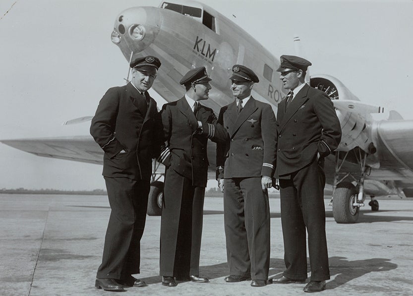 klm, uniforms, historical