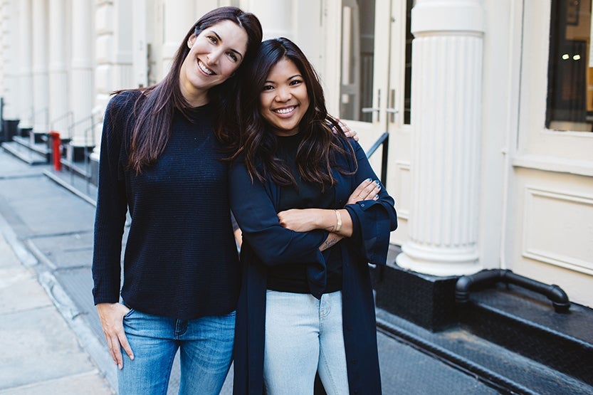 Steph Korey (left) and Jen Rubio. Photo courtesy of Away.