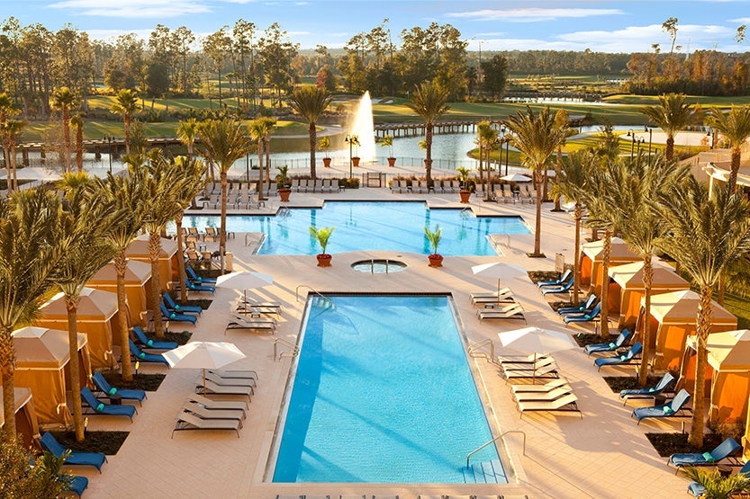 Pool at the Waldorf Astoria Orlando. Photo courtesy Hilton