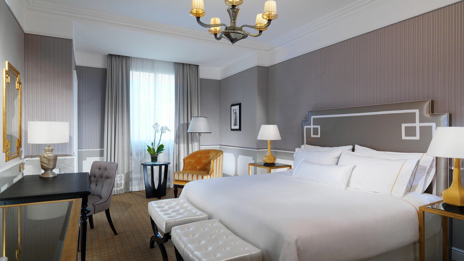 A room at the Westin Palace Milan. Image by hotel.