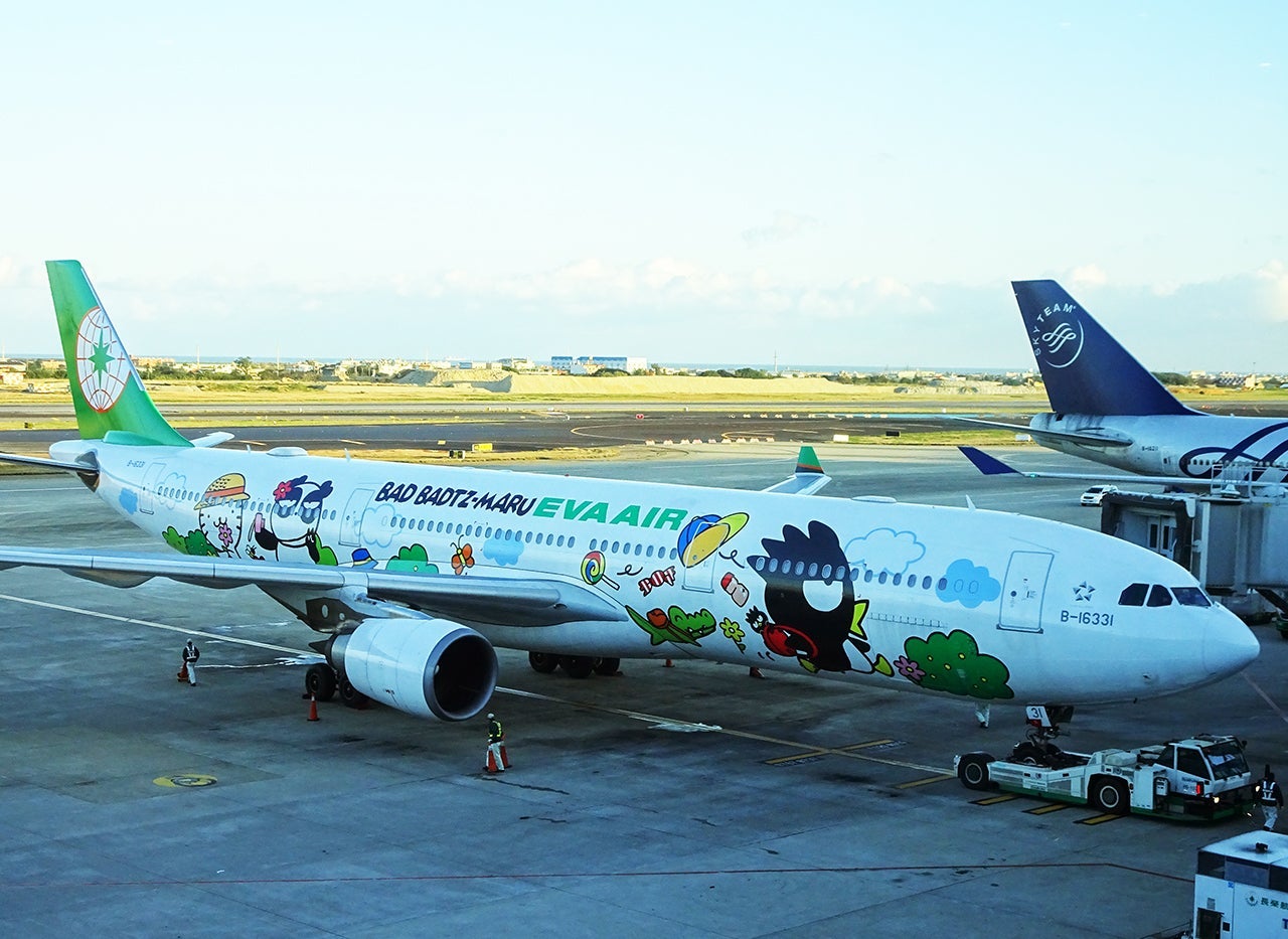 BAD BADTZ-MARU EVA AIR 航空機モデル EVA Air A330-300 Aircraft Model in 