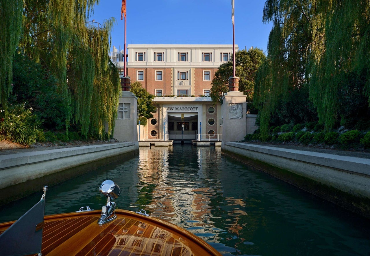 View of water taxi entrance at JW Marriott Venice Resort & Spa - Italy
