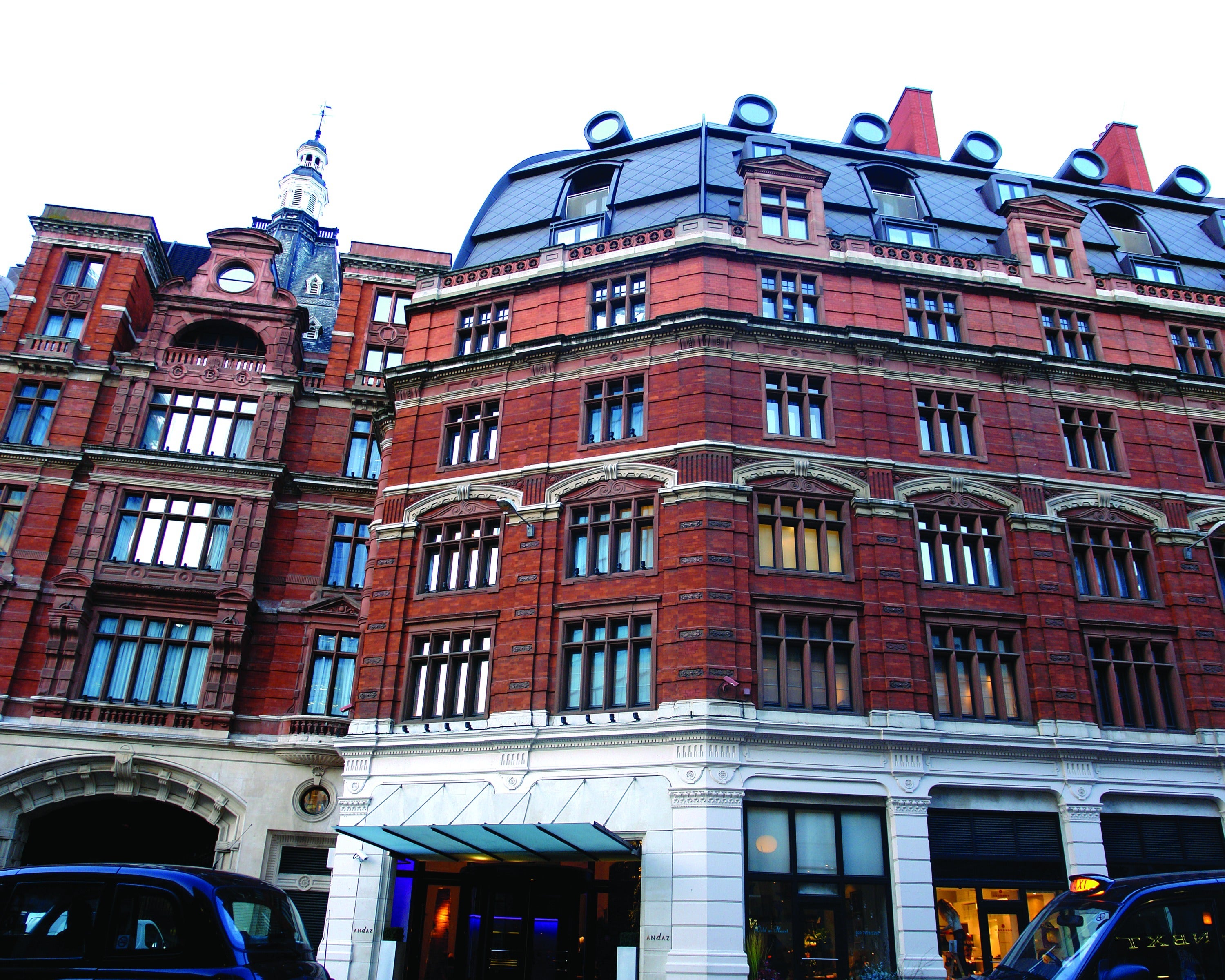 Andaz Liverpool Street London shares architects with the UK's Houses of Parliament. (Courtesy Andaz)