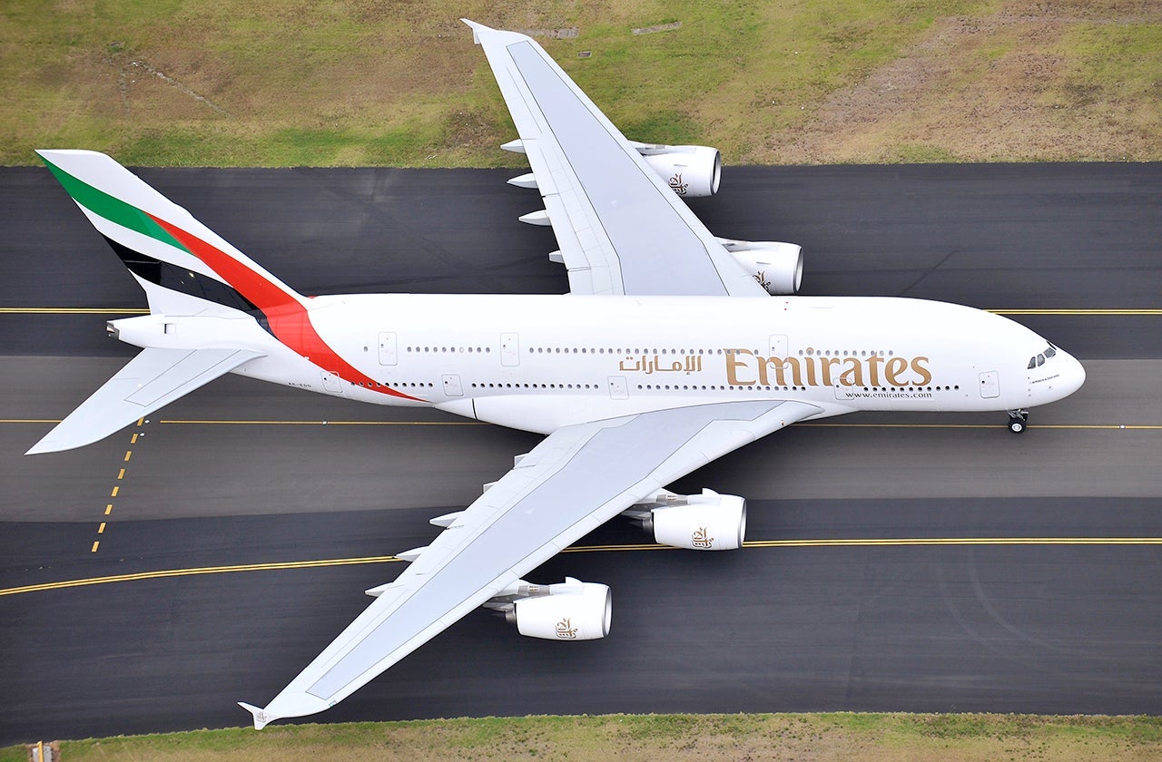 Emirates plane