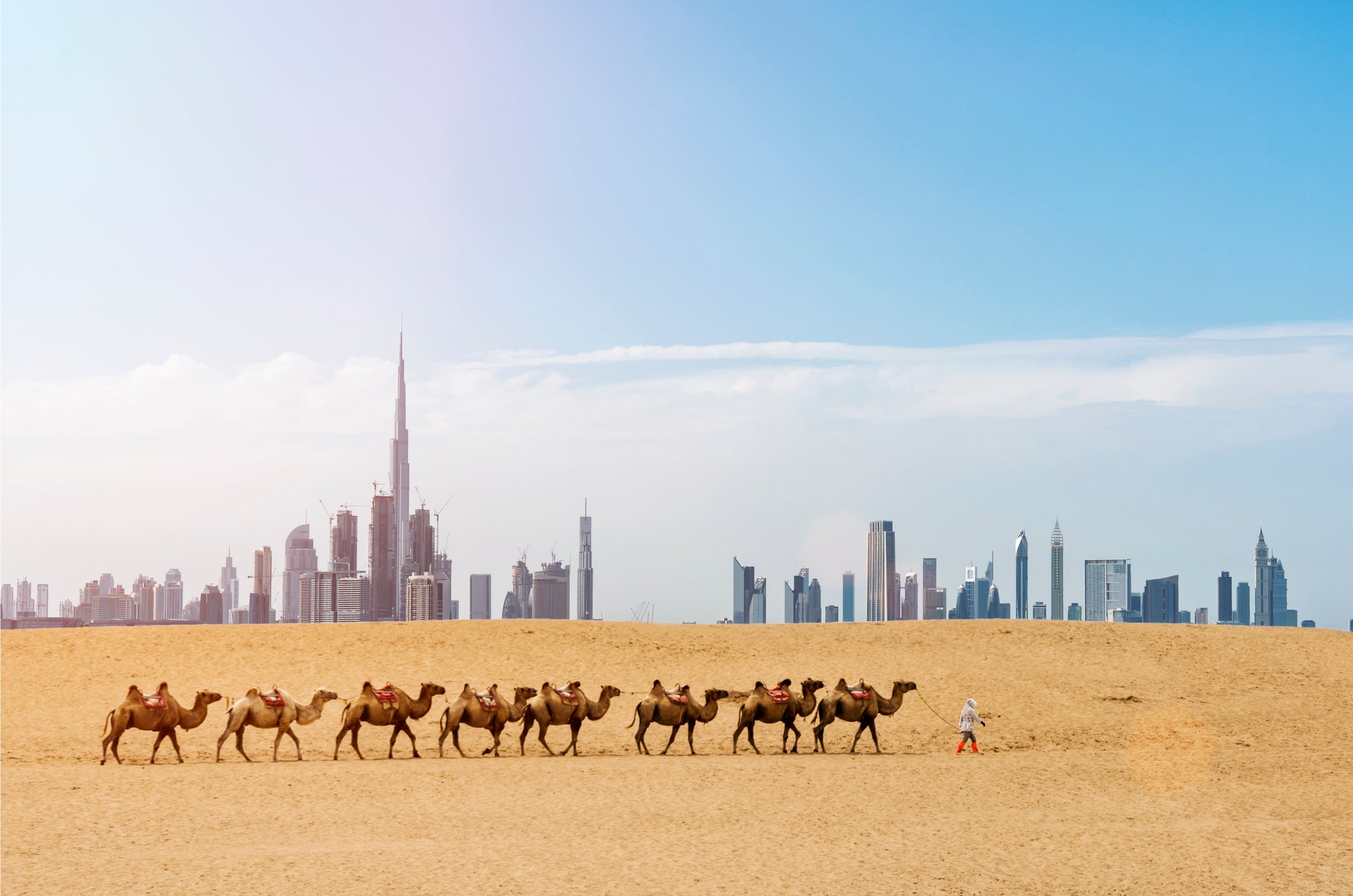 The many sides of Dubai. Photo by aiqingwang / Getty Images.