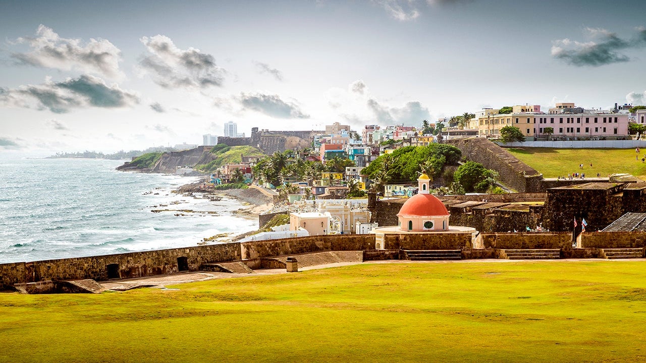 Cemetery in old San Juan, Puerto Rico