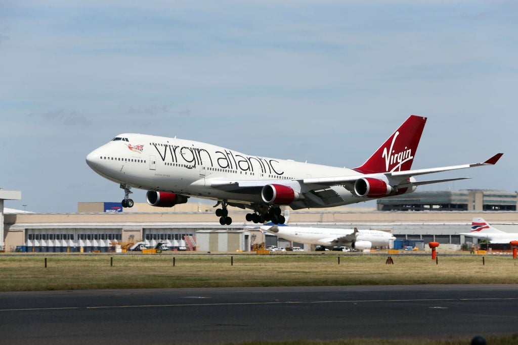 Virgin Atlantic plane