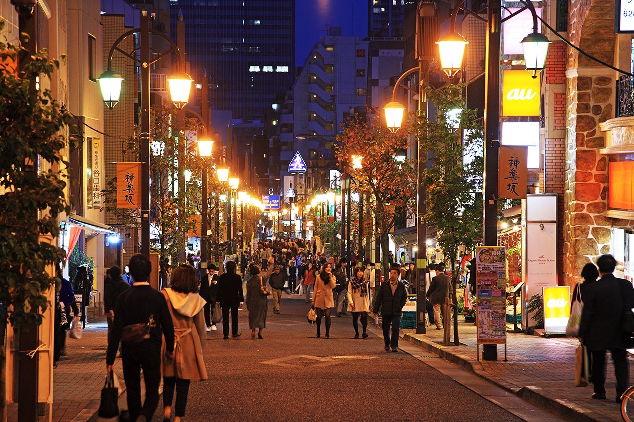 Kagurazaka. (Photo by Hiroshi Higuchi/Getty Images)