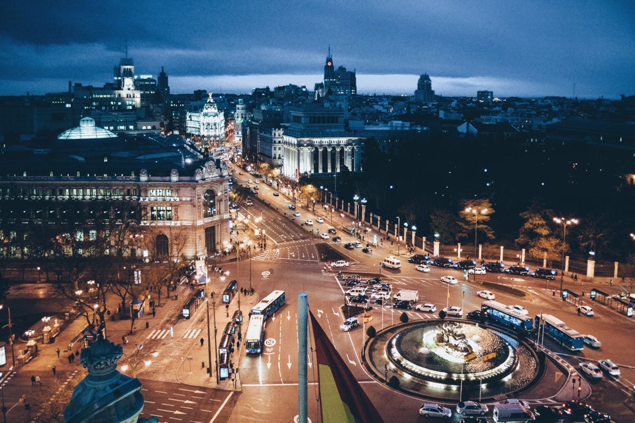 Madrid at night