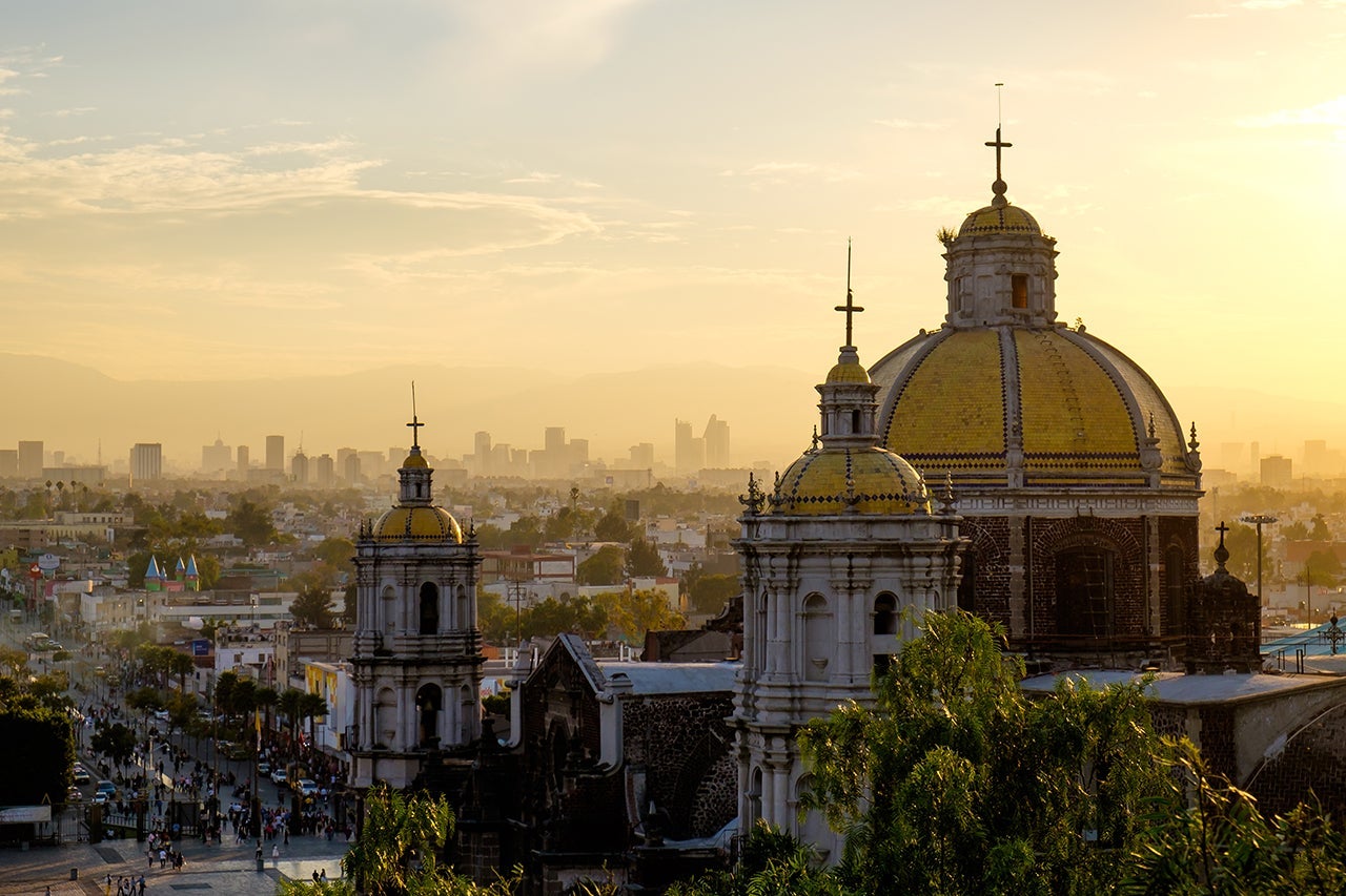 Stop by the beautiful Basilica de Santa Maria de Guadalupe the next time you're in Mexico City. (Photo by MartinM303/Getty Images)