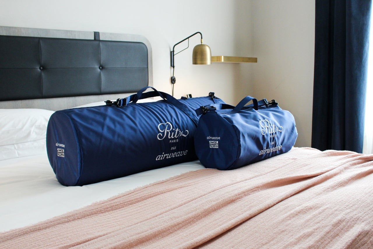 The Ritz Paris Collection. Traveler in front, Portable in back.