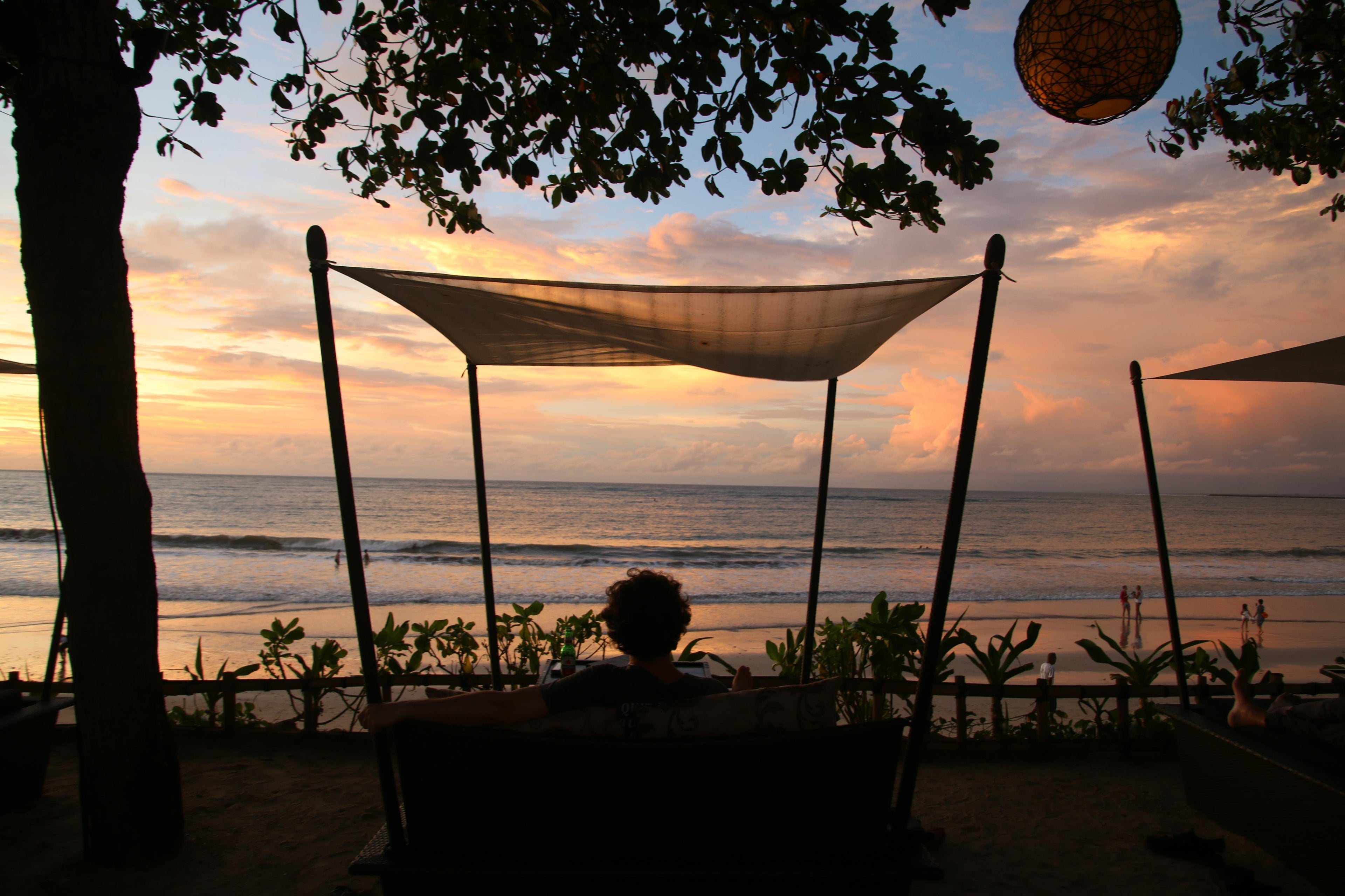 During a month of travel in Bali, I spent one night at the InterContinental - relaxing and not leaving the property for over day, including two sunsets.