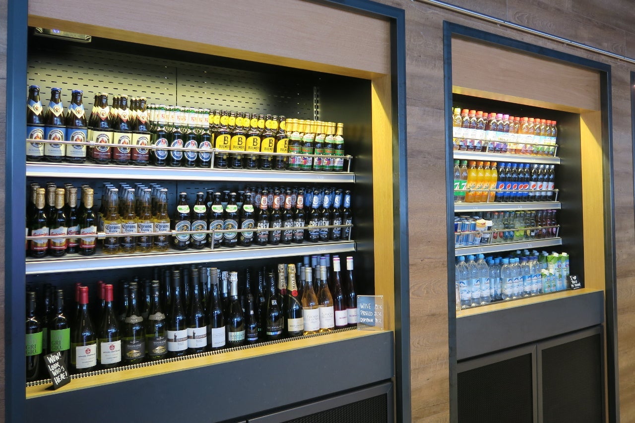 Grab-and-go drinks.
