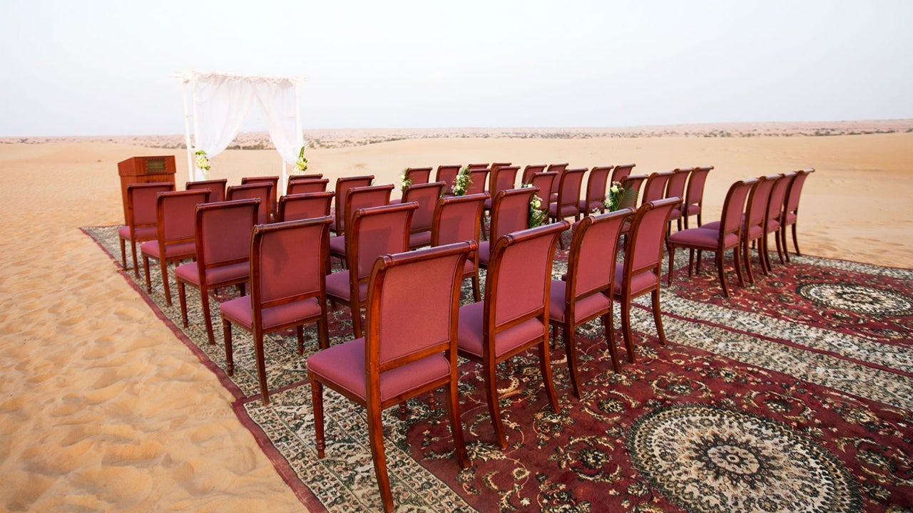 Al Maha, A Luxury Collection Desert Resort & Spa, Dubai, Unusual Weddings (Photo courtesy of Al Maha)