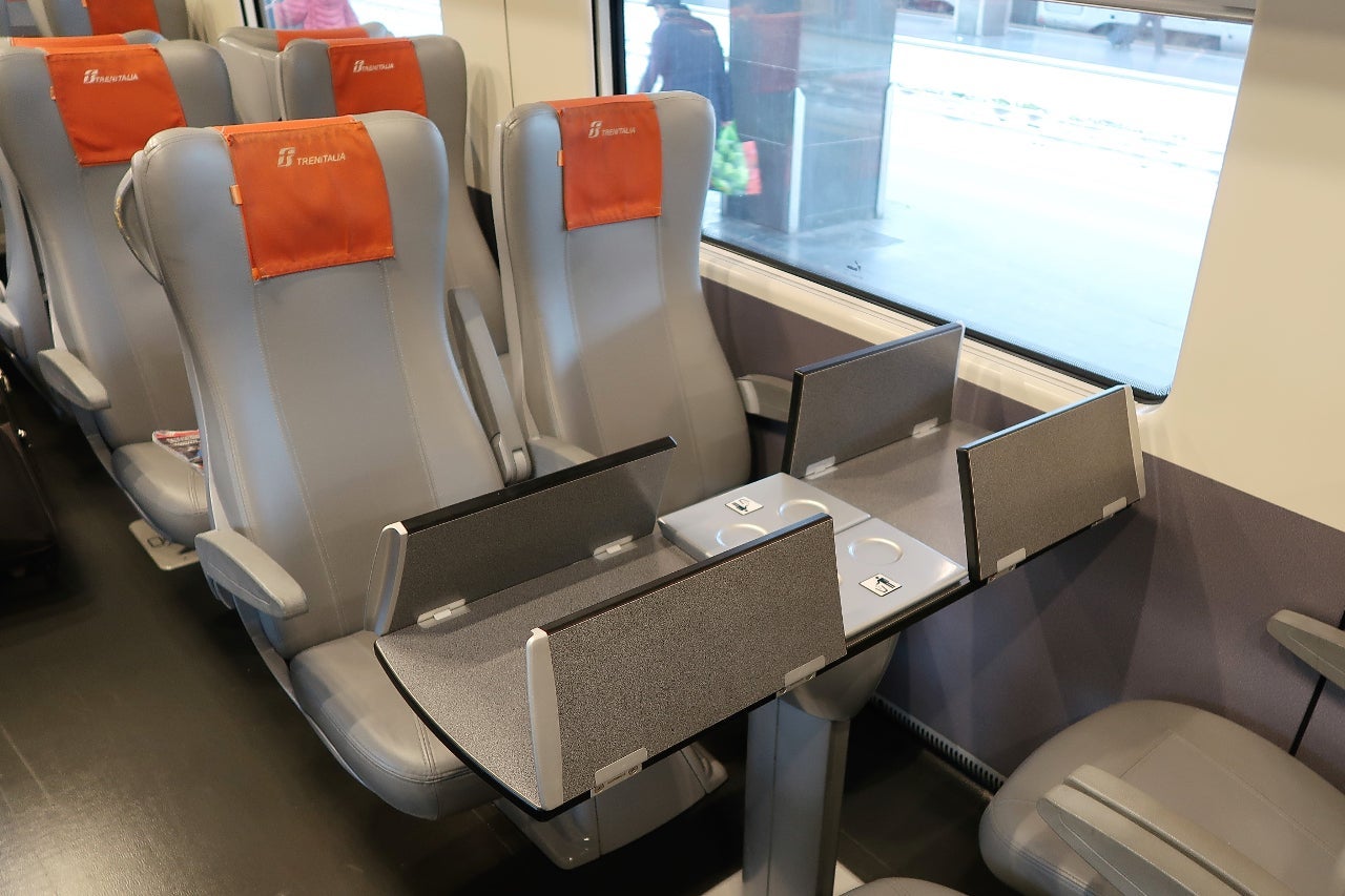 Four seat tables are perfect for family picnics or for couples that each want a window seat.