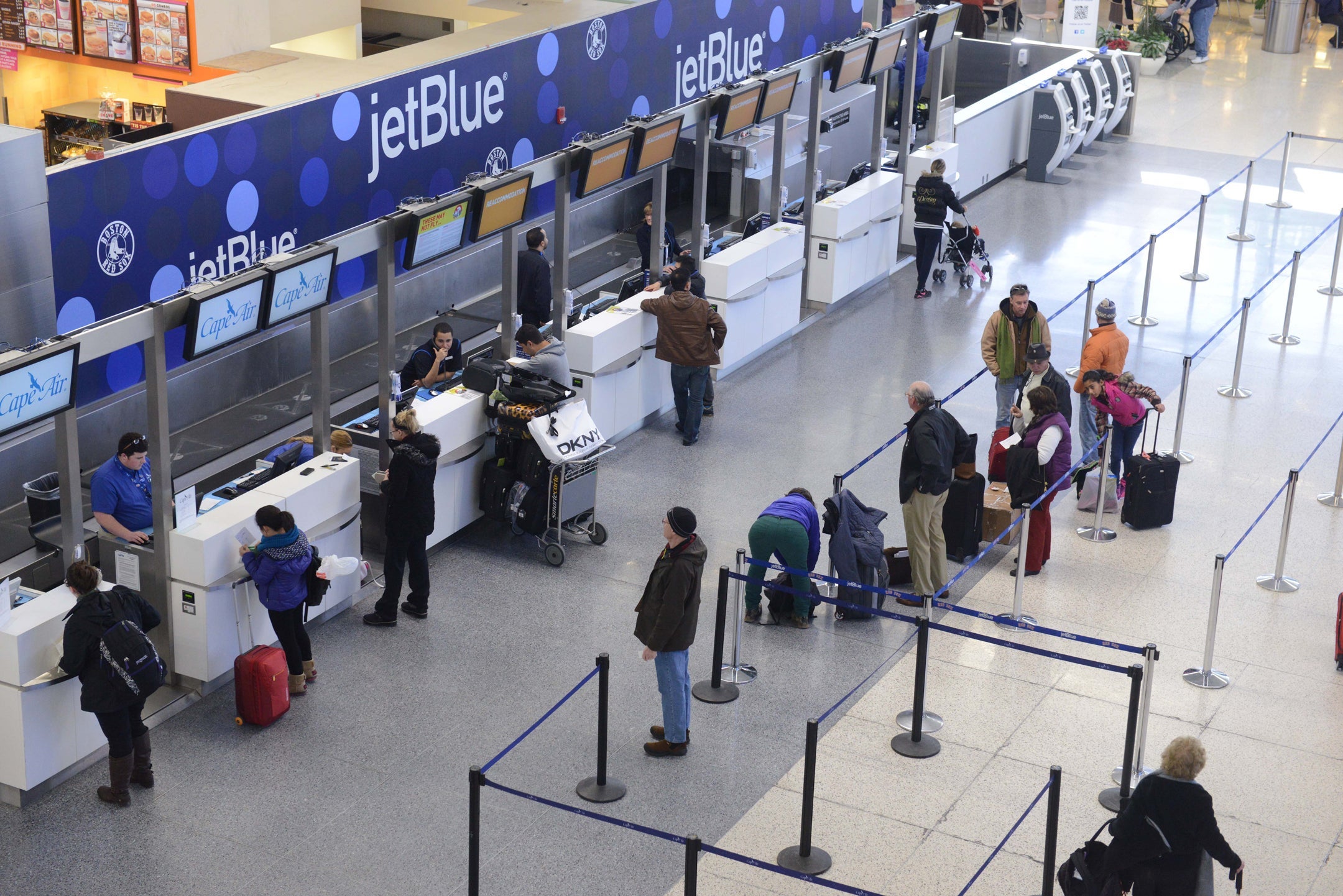 jetblue ticket counter logan airport