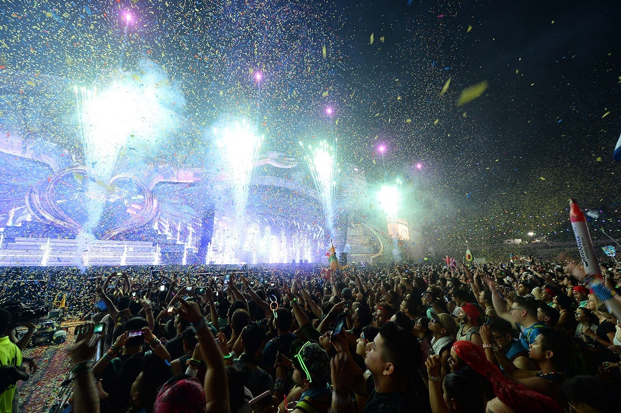LAS VEGAS, NV - JUNE 18: A general view shows the 21st annual Electric Daisy Carnival at Las Vegas Motor Speedway on June 18, 2017 in Las Vegas, Nevada. (Photo by Steven Lawton/Getty Images)