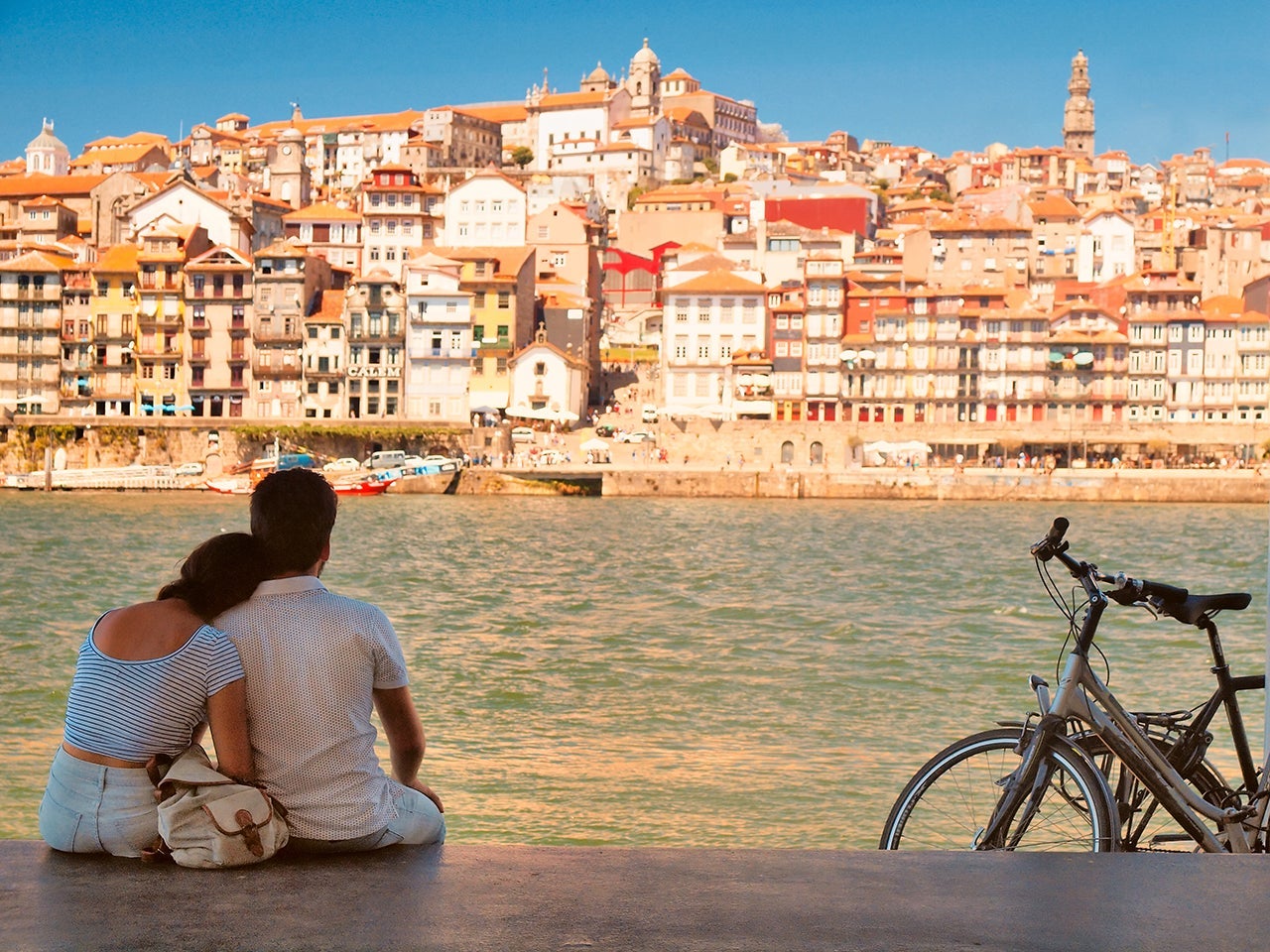 Portugal, Porto, Ribeira do Douro. (Photo by Alberto Manuel Urosa Toledano - Getty Images)Some houses in the area of the Ribeira do Douro or Riverside of Douro river from a pier. Located along the Douro river estuary in Northern Portugal, Porto is one of the oldest European centres, and its historical core was proclaimed a World Heritage Site by UNESCO in 1996.