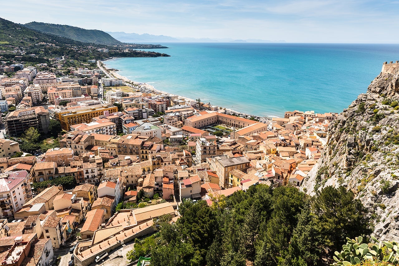 The medieval town of Cefalù, Italy. (Photo by Jakub Dylag.)