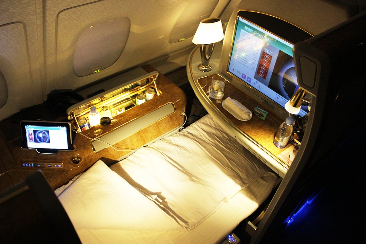 Emirates First is a great way to get to India from the US. Photo by The Points Guy.