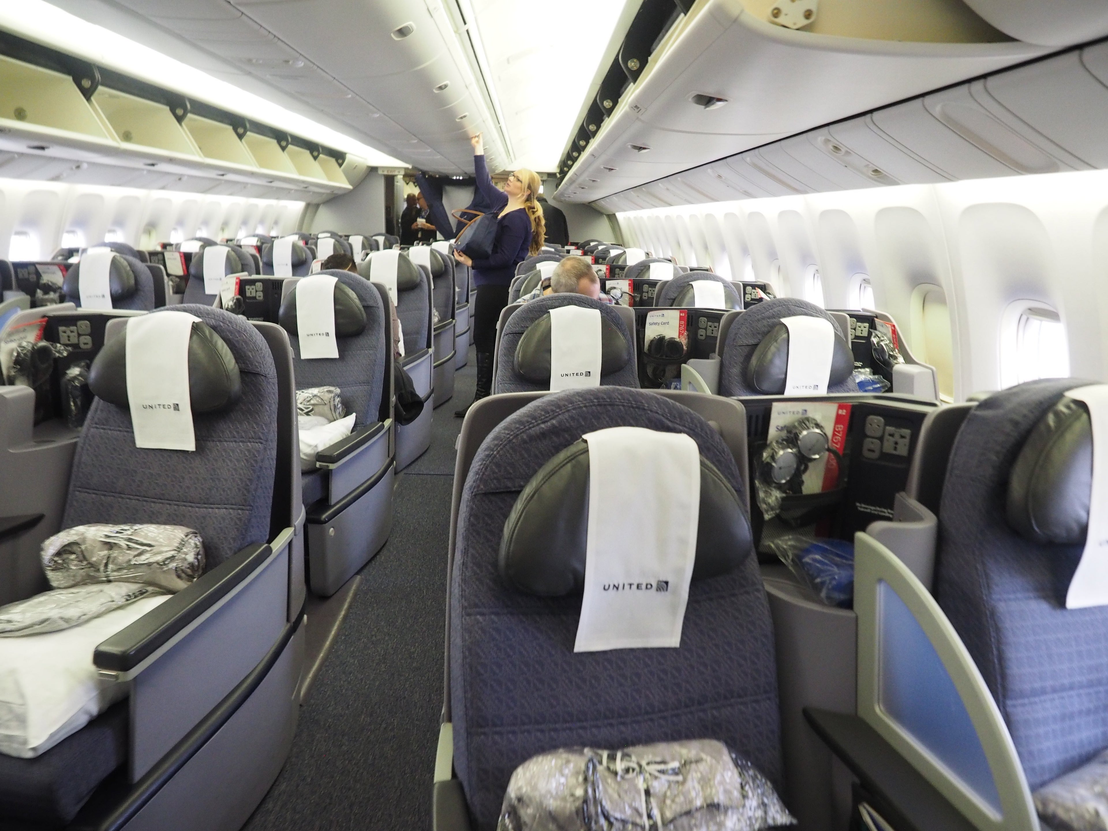 There are many perks to booking the bigger planes!