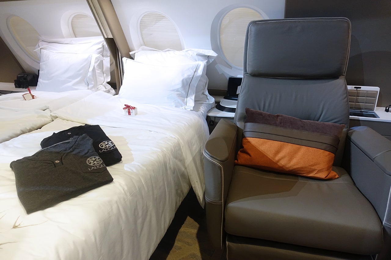 Who wouldn't want to fly in Singapore's new first-class suites? (Photo by The Points Guy staff)