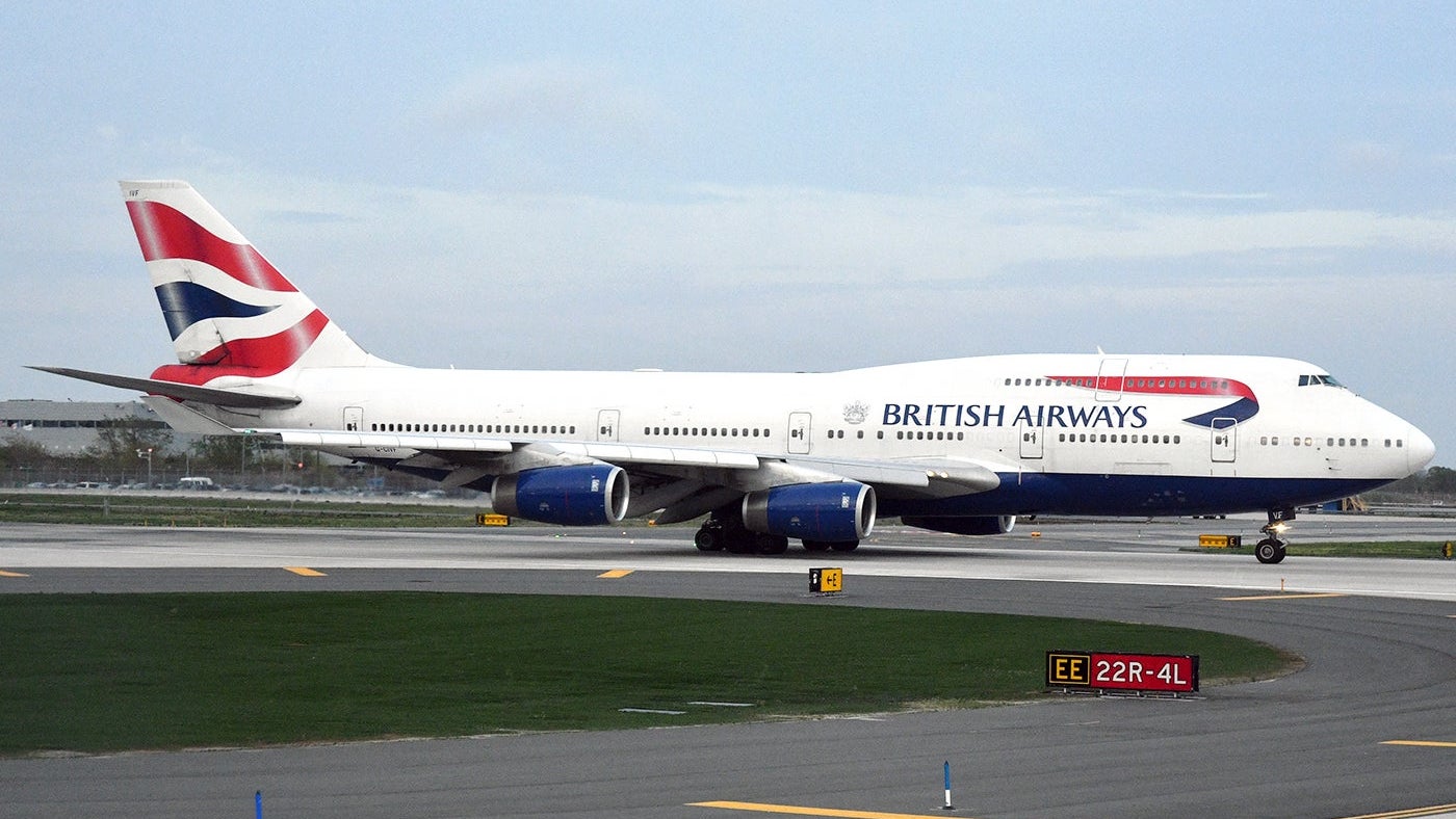 British Airways 747-400 at JFK