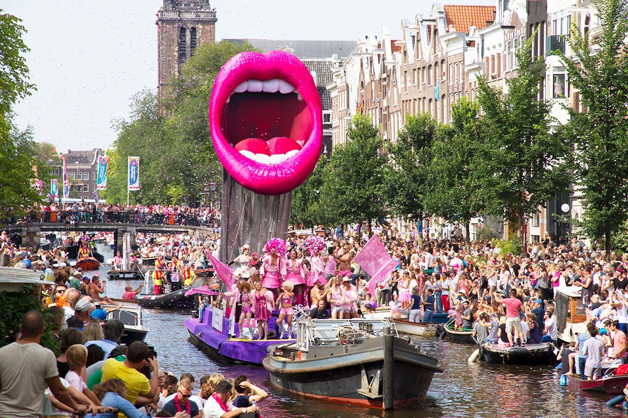 Amsterdam Pride Parade 2015. (Photo by Kitty Terwolbeck)