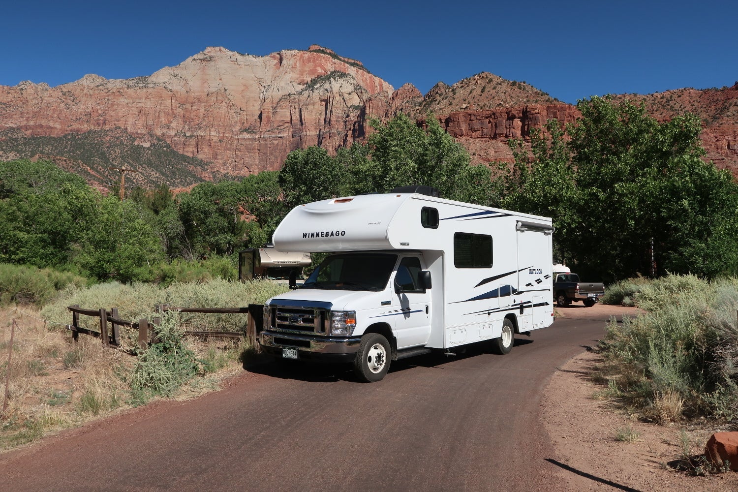 Rental RV at Zion