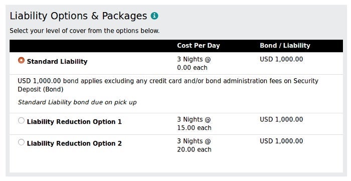 Apollo RV liability info