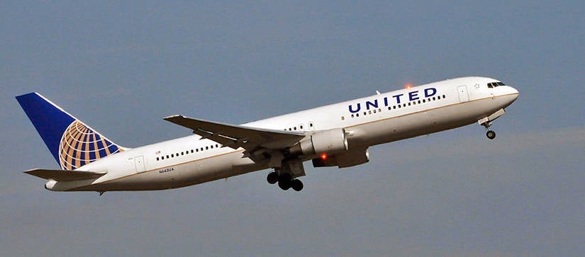 Boeing 767 belonging to United Airlines about to take-off from Paris Charles de Gaulle Airport. (Photo by: Andia/UIG via Getty Images)