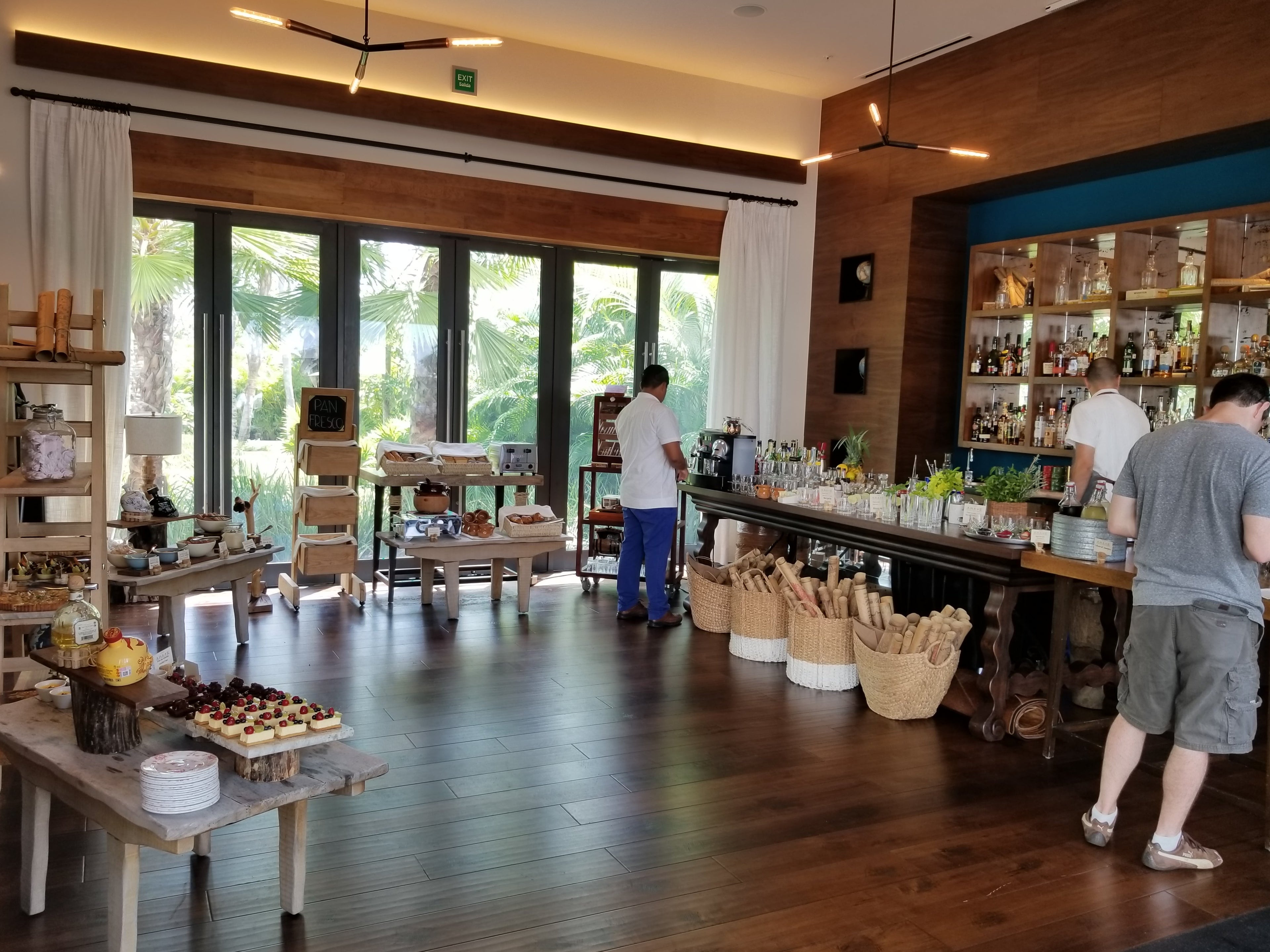 One of Nine Buffet Stations