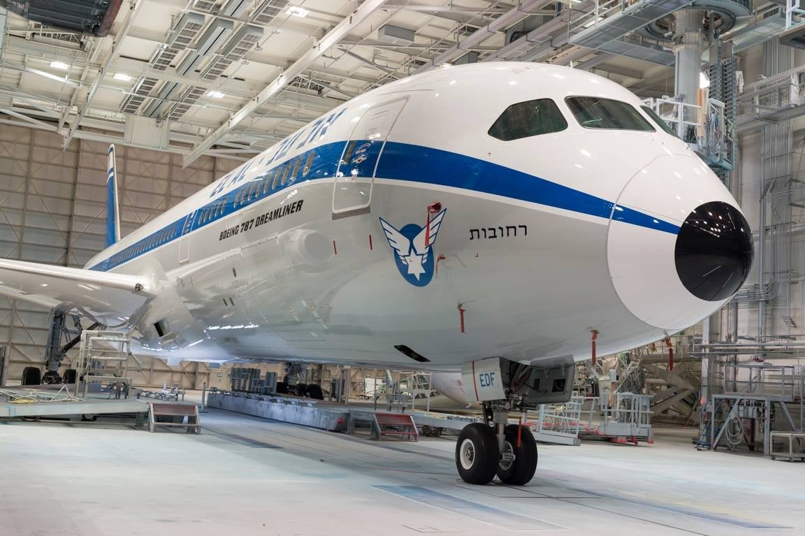 【3/18まで】Gemini エルアル・イスラエル航空B787-9 レトロ塗装 Hogan Wings 787-9 エル・アル航空 レトロカラー (ギア/スタンド
