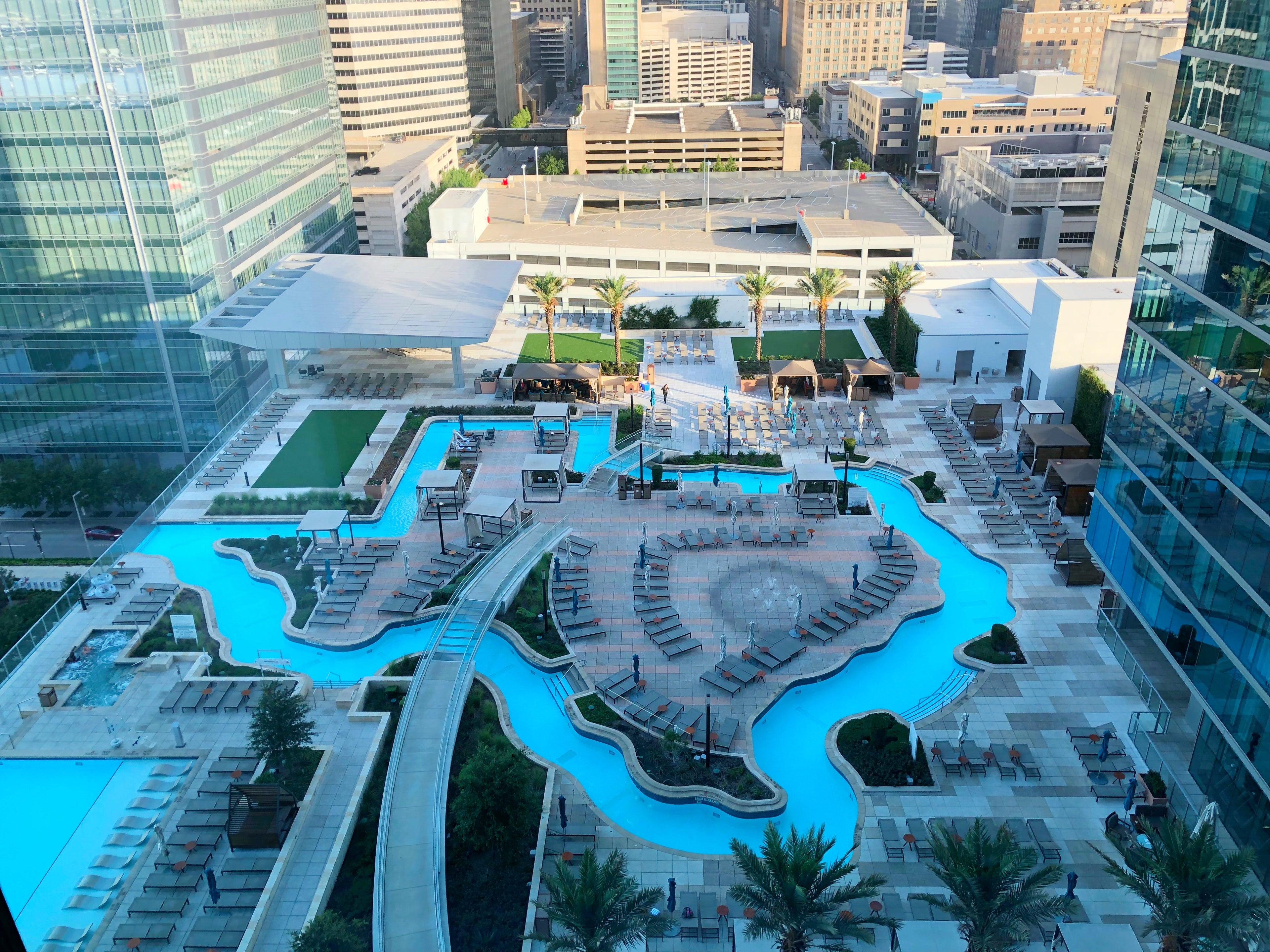 Marriott marquis houston lazy river texas