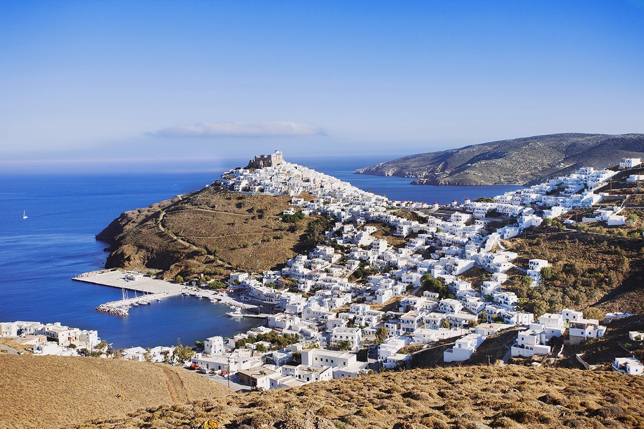 View of picturesque Astypalaia island, Greece. (Photo by Poike / Getty Images)