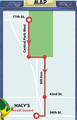 Macys Parade Route