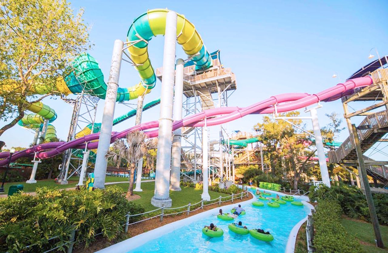 The newly minted Vanish Point ride at Adventure Island, Busch Gardens Tampa. (Photo courtesy of Busch Gardens)