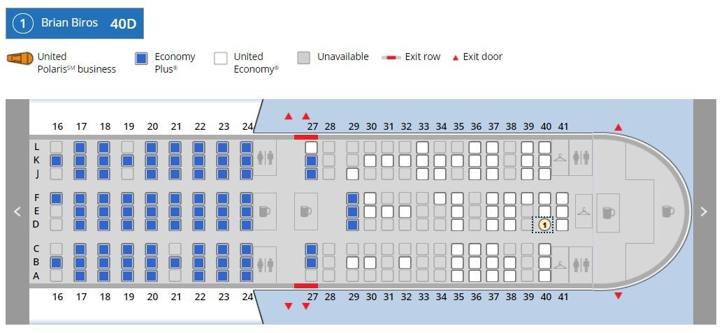seat map