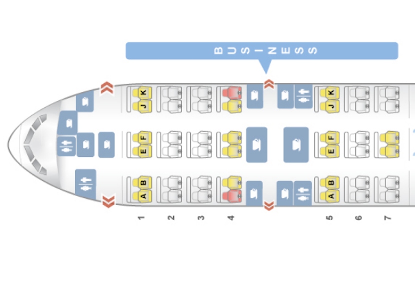 SeatGuru map.