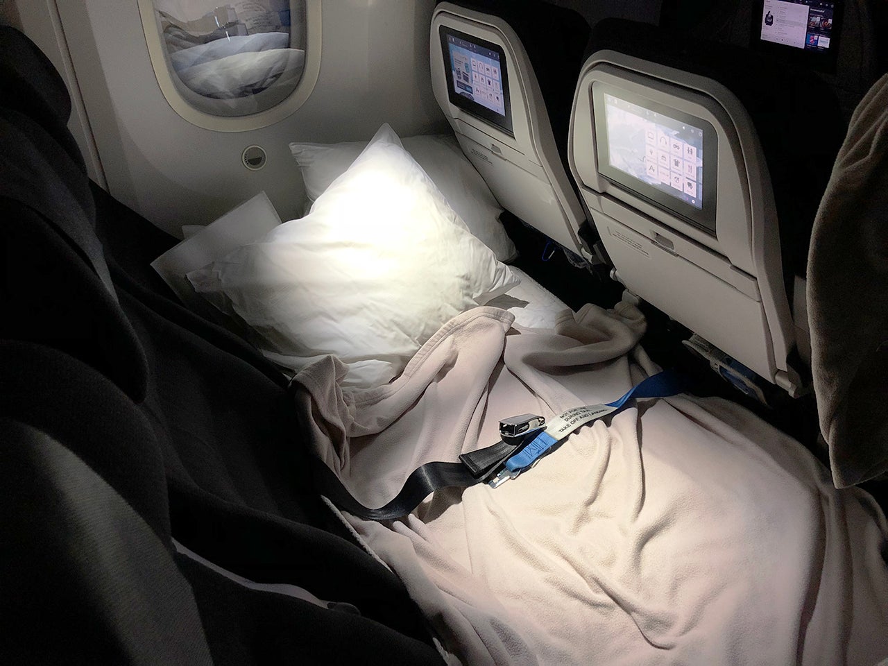 Air New Zealand Skycouch (Photo by Emily McNutt / The Points Guy)