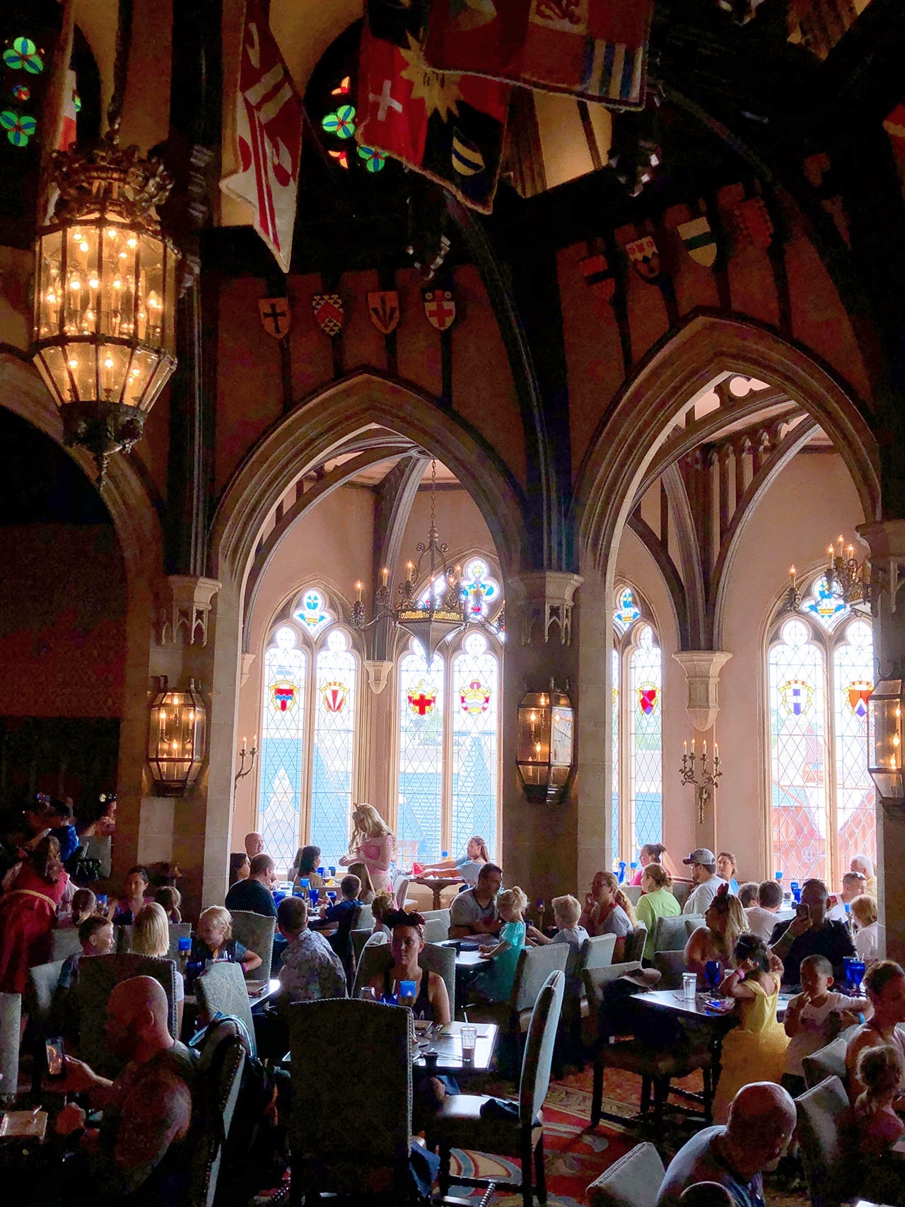 Dining in Cinderella Castle will require two dining credits