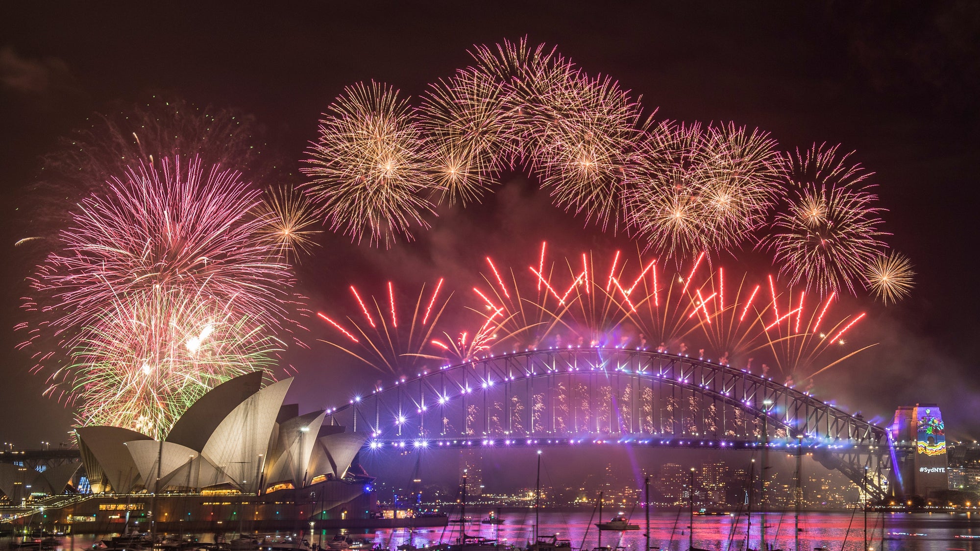 City Of Sydney Celebrates New Year's Eve 2016